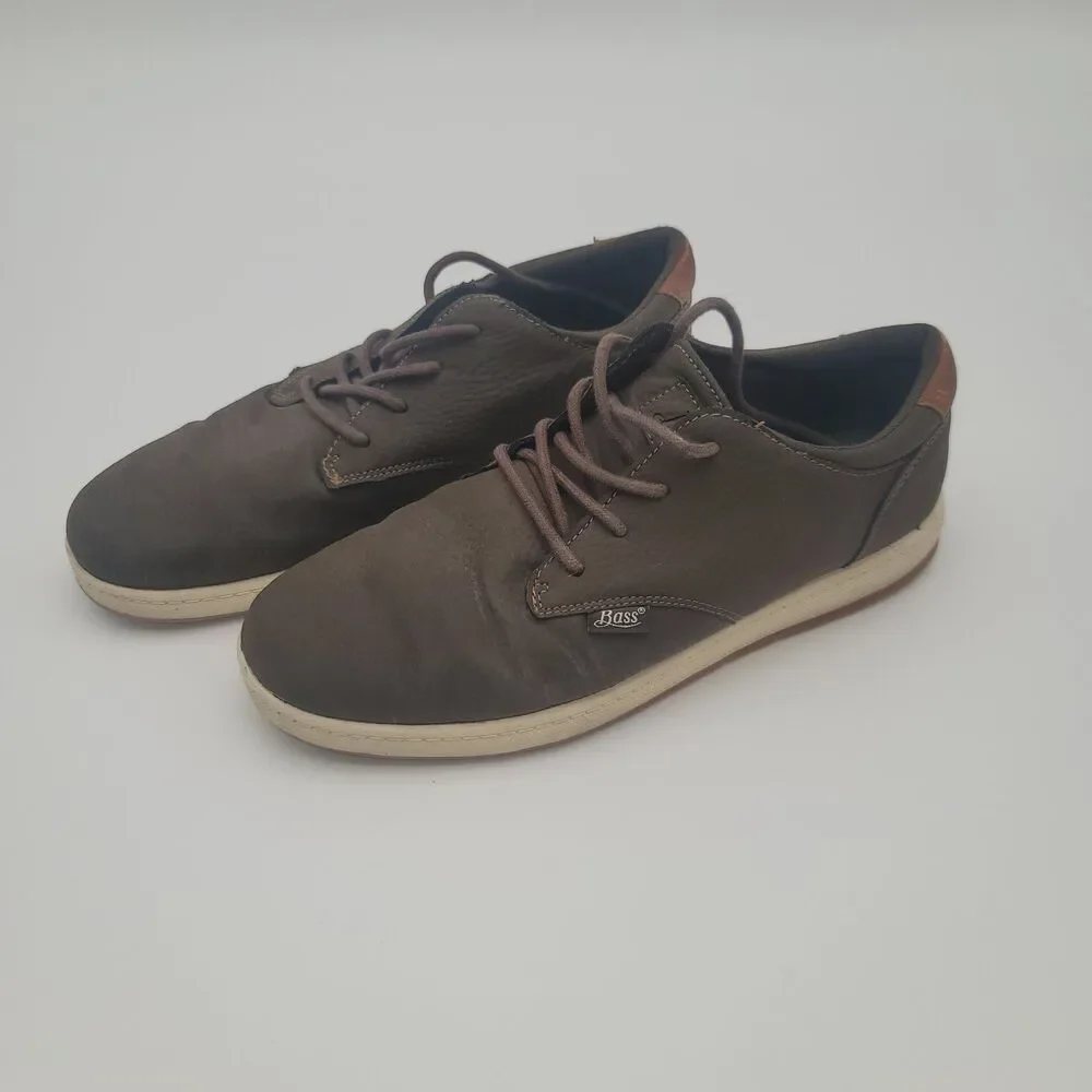 G.H. Bass Percy WX Men's 8.5 Brown Casual Lace-Up Oxford Sneakers